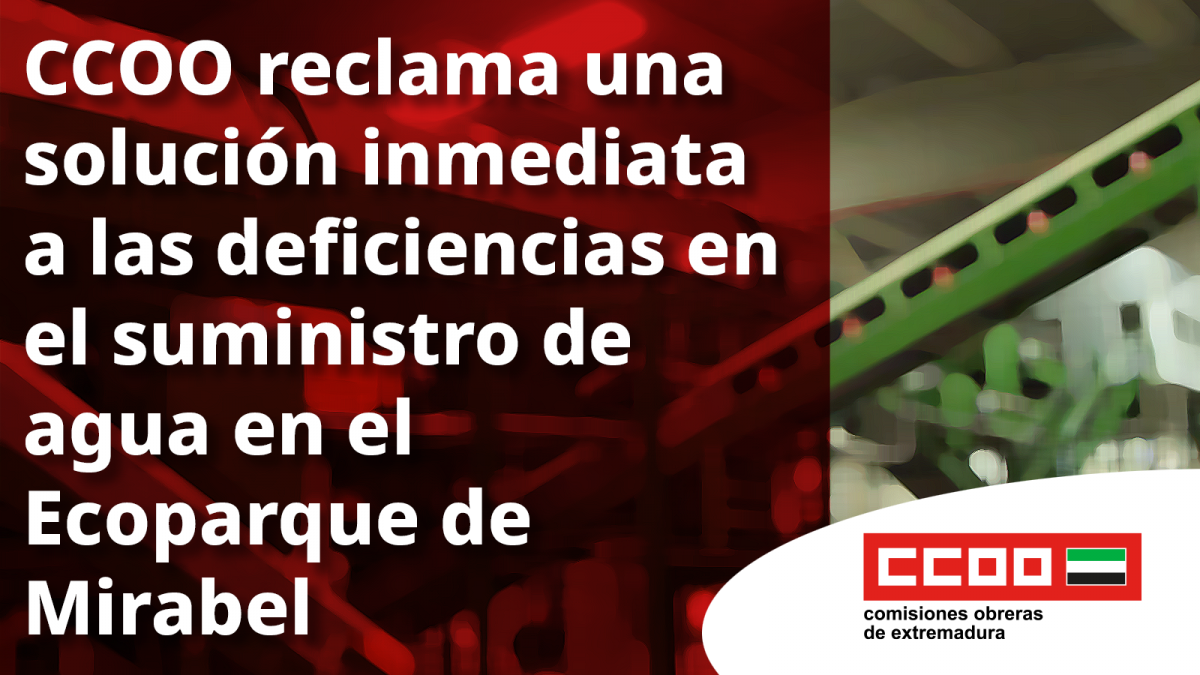 El problema de abastecimiento de agua que afecta a los 60 trabajadores
