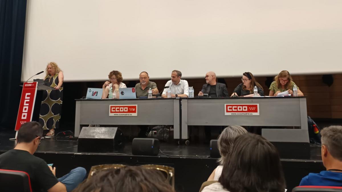 María Berrocal en el Consejo Confederal