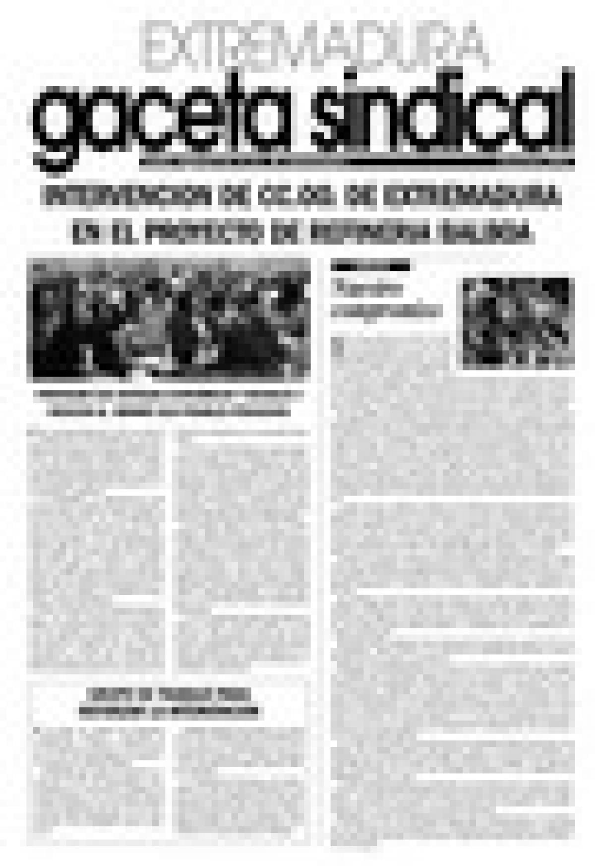 Extremadura Gaceta Sindical. Especial Resolución Proyecto de Refinería