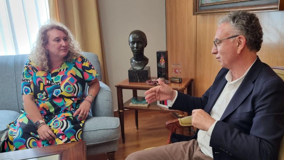 Reunin con el delegado del Gobierno en Extremadura