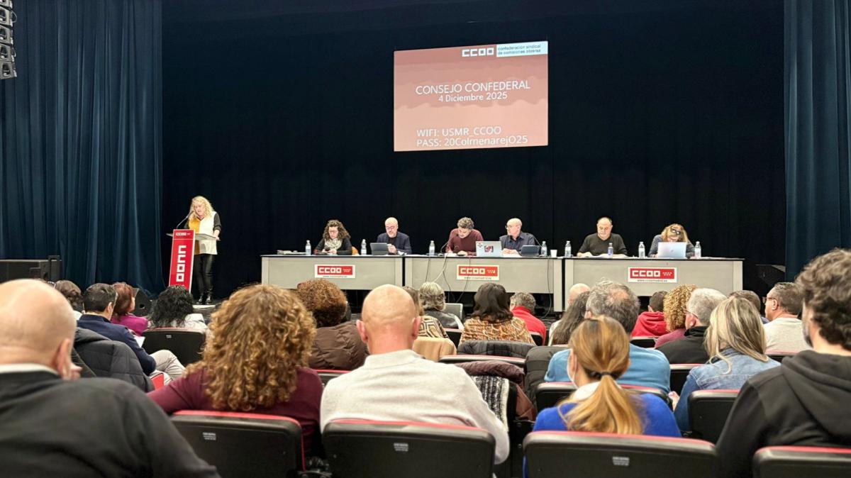 María Berrocal en el Consejo Confederal