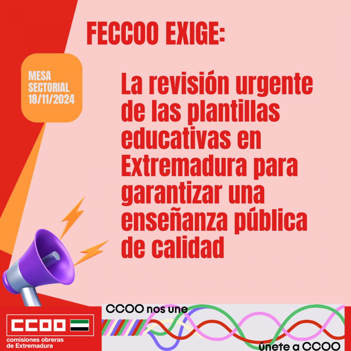 FECCOO Exige revisin de plantillas