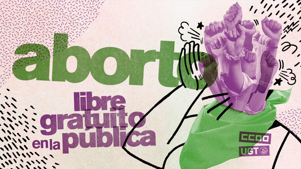 CCOO y UGT reclaman el cumplimiento efectivo de la ley del aborto