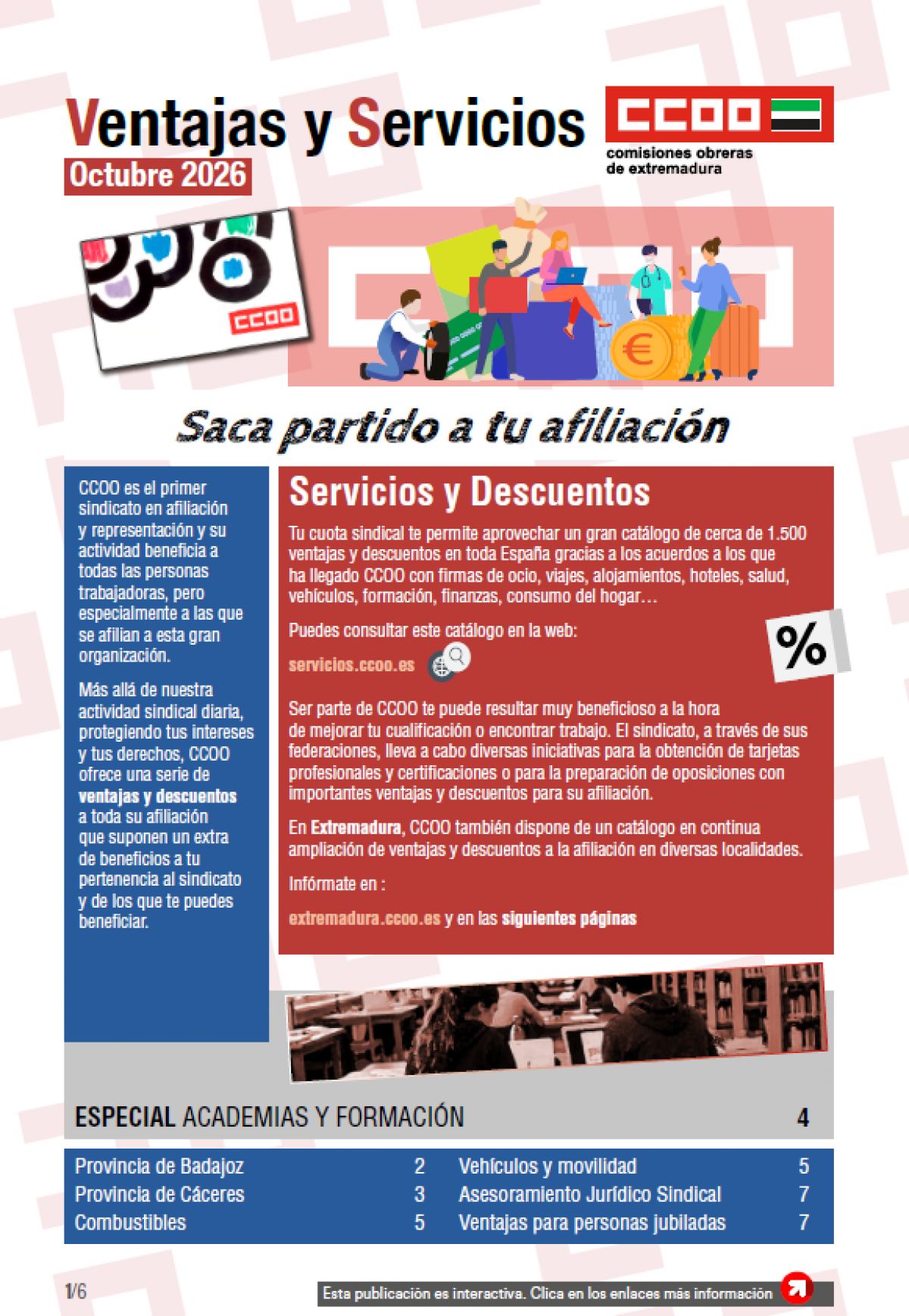 Saca partido a tu afiliación - Ocubre 2026
