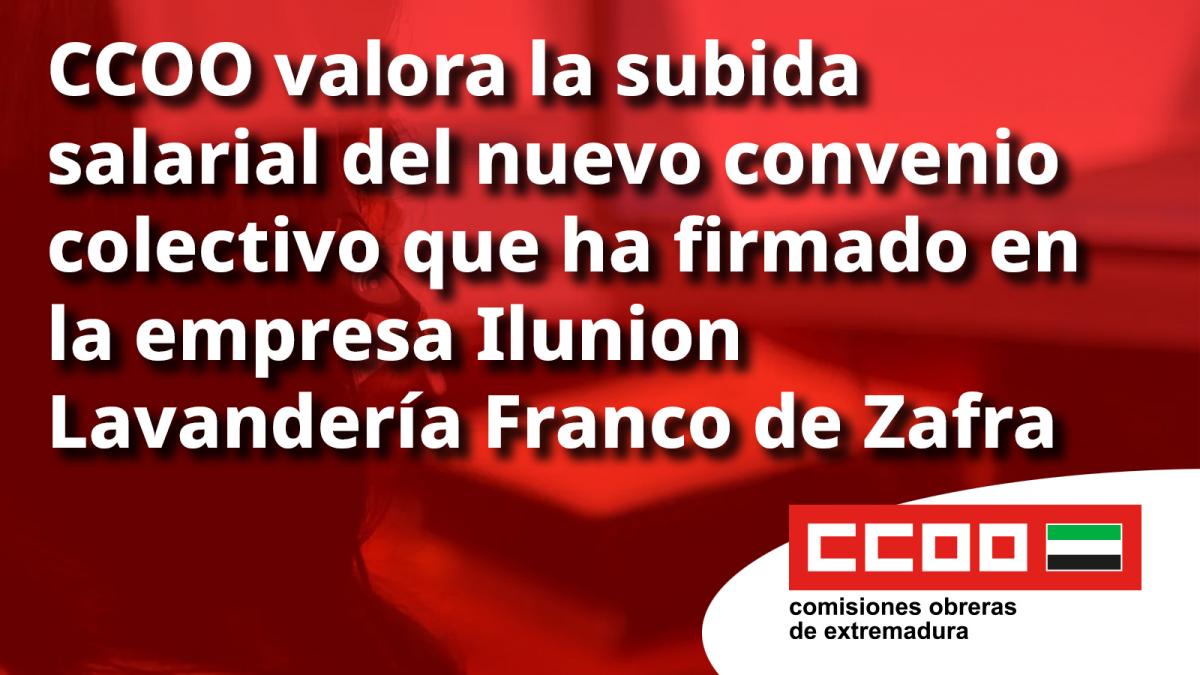 Convenio colectivo Ilunion Lavandería Franco de Zafra