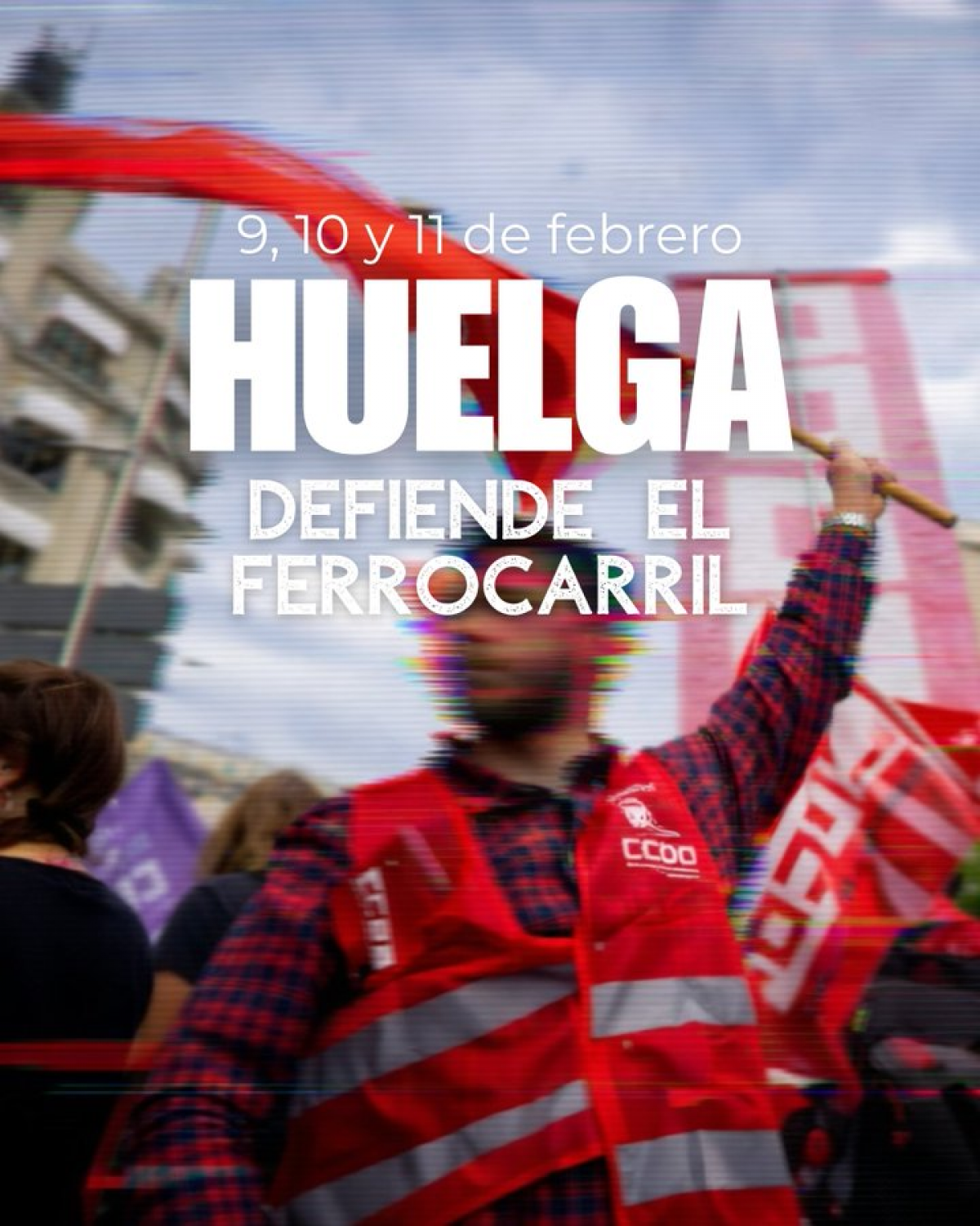 Huelga en el sector ferroviario