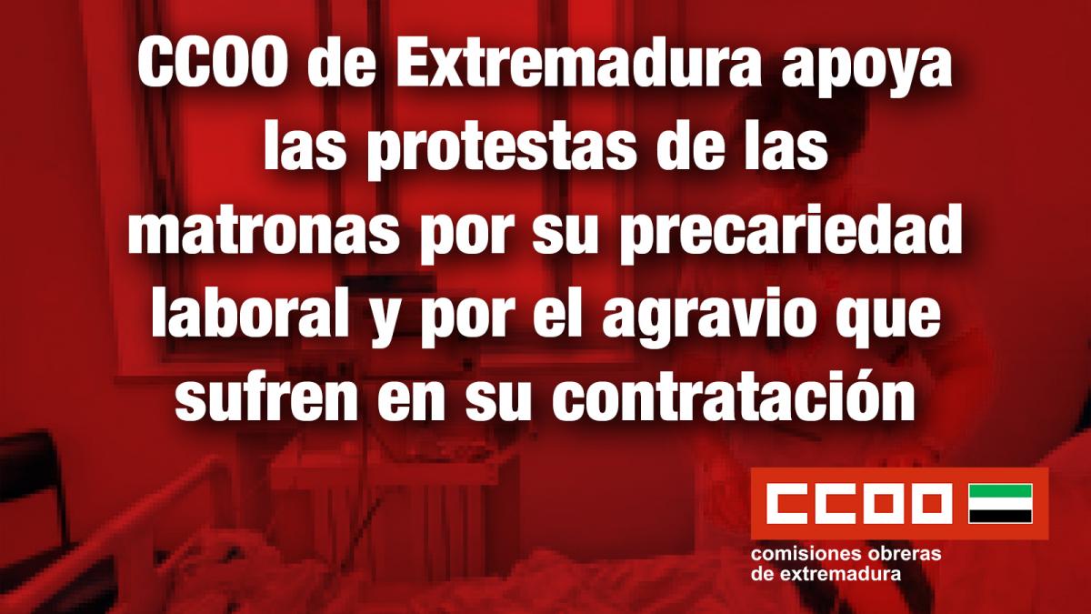 CCOO apoya a las matronas