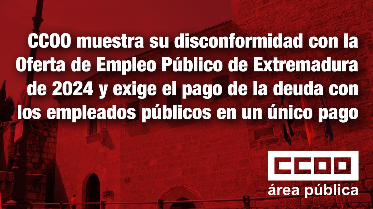 Ante la Mesa Funcin Pblica de Extremadura