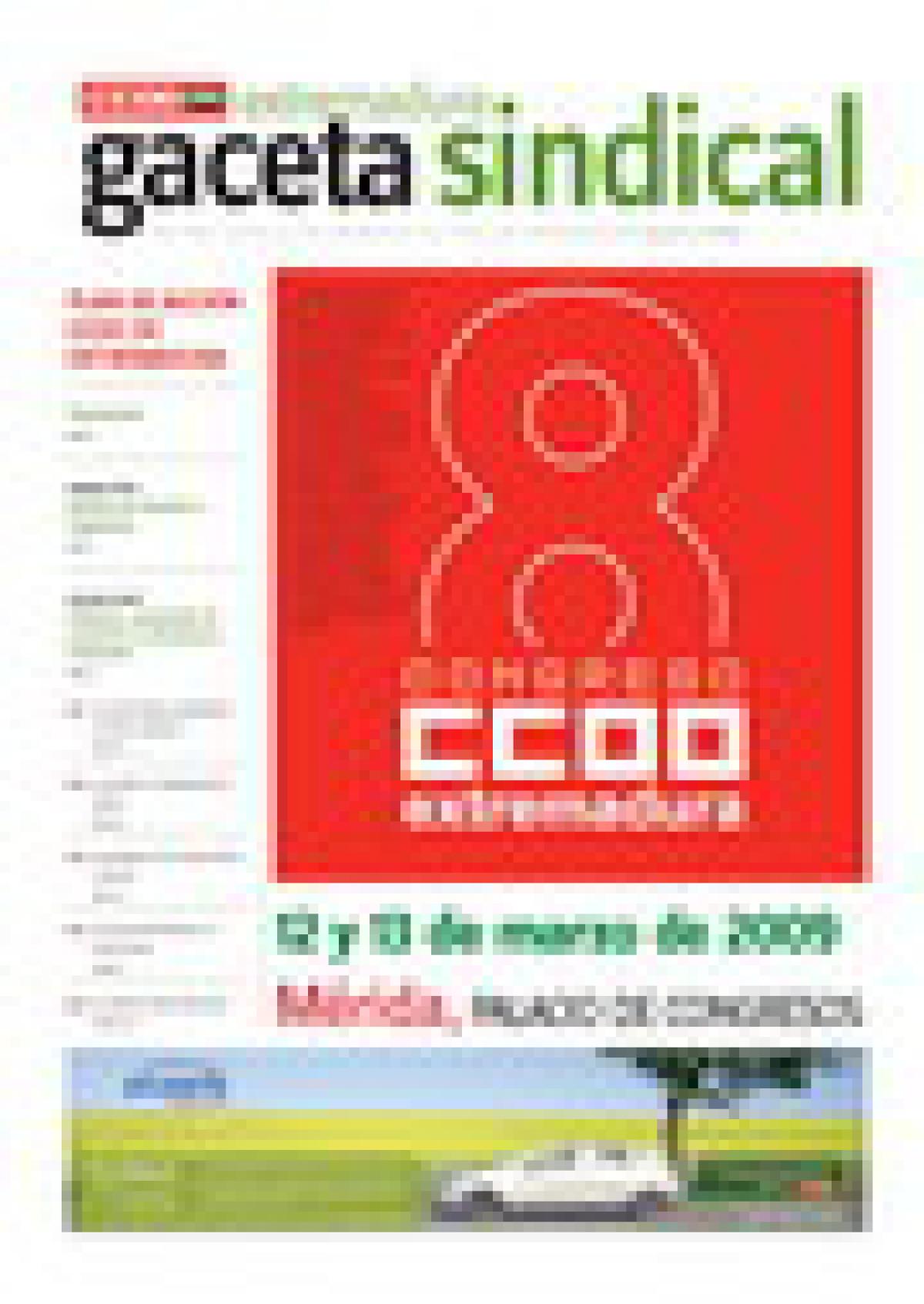 Extremadura Gaceta Sindical. 8� Congreso de CCOO de Extremadura