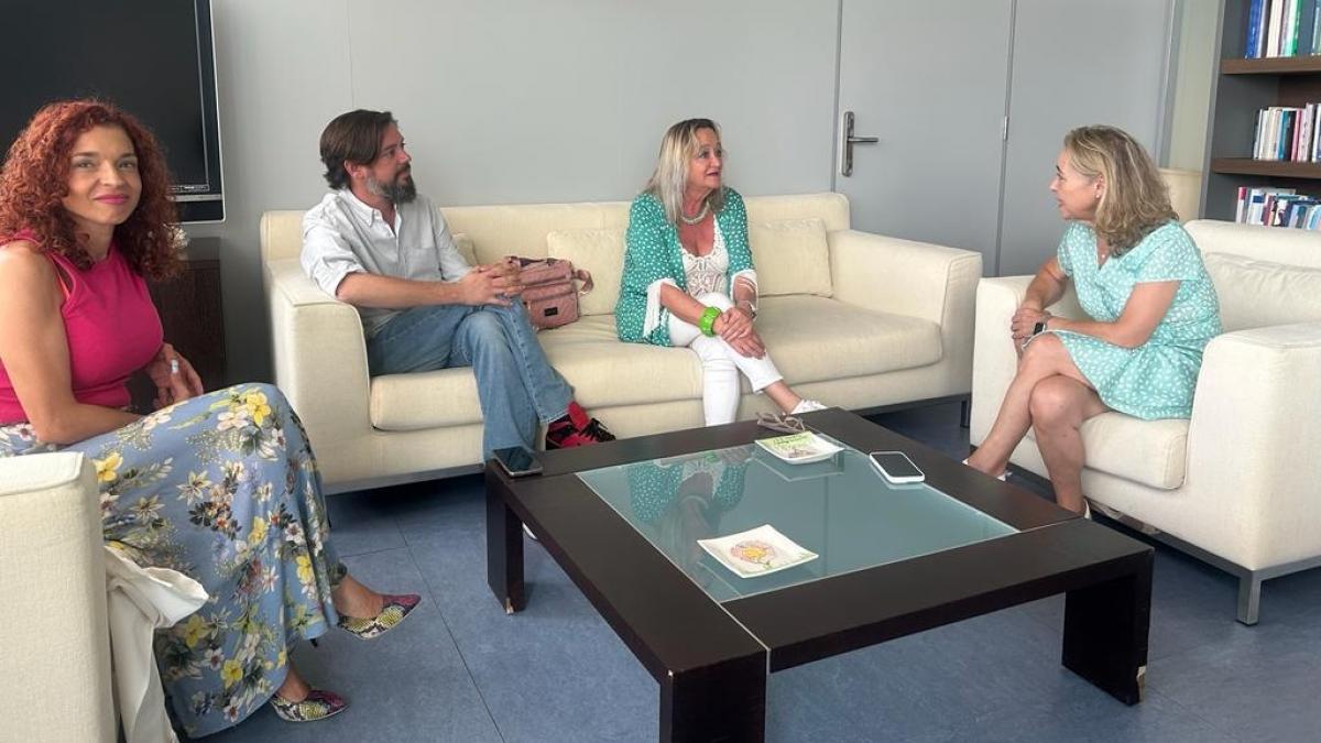 Reunión con Mercedes Vaquera