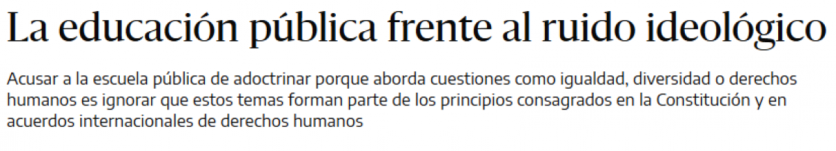 Artículo de Tomás Rodríguez