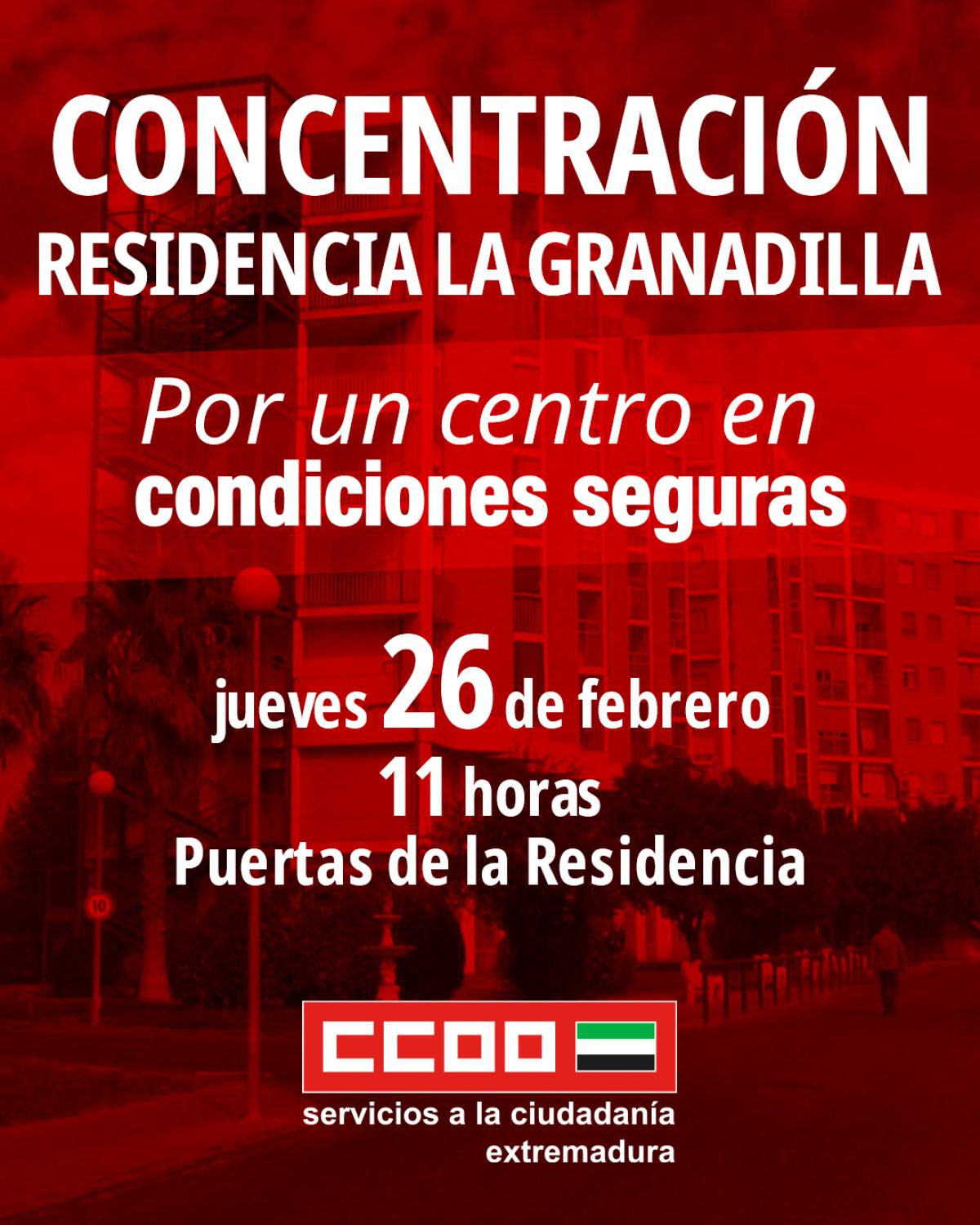Concentración Residencia La Granadilla