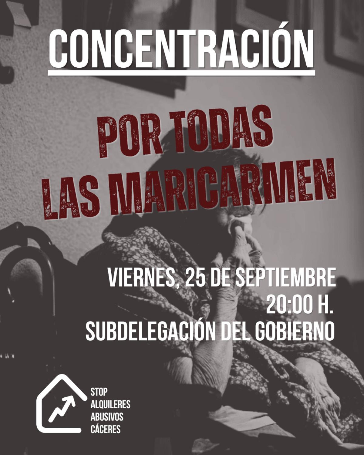 Cartel de la concentración