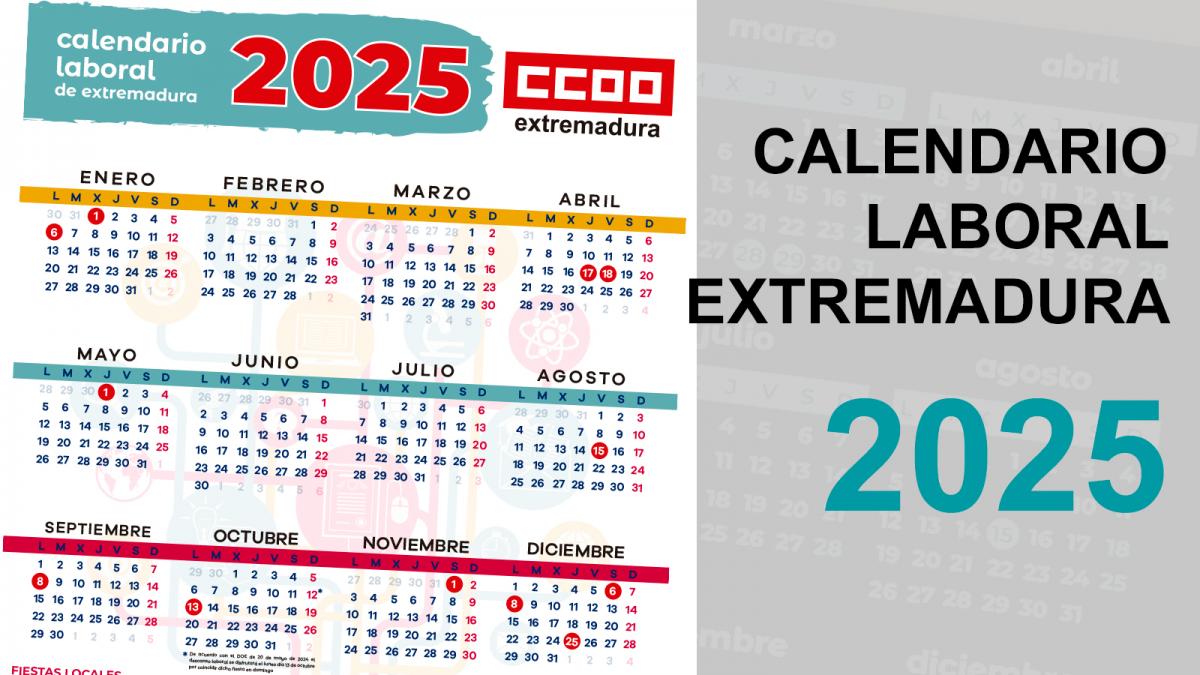 Calendarlo Laboral Extremadura 2025