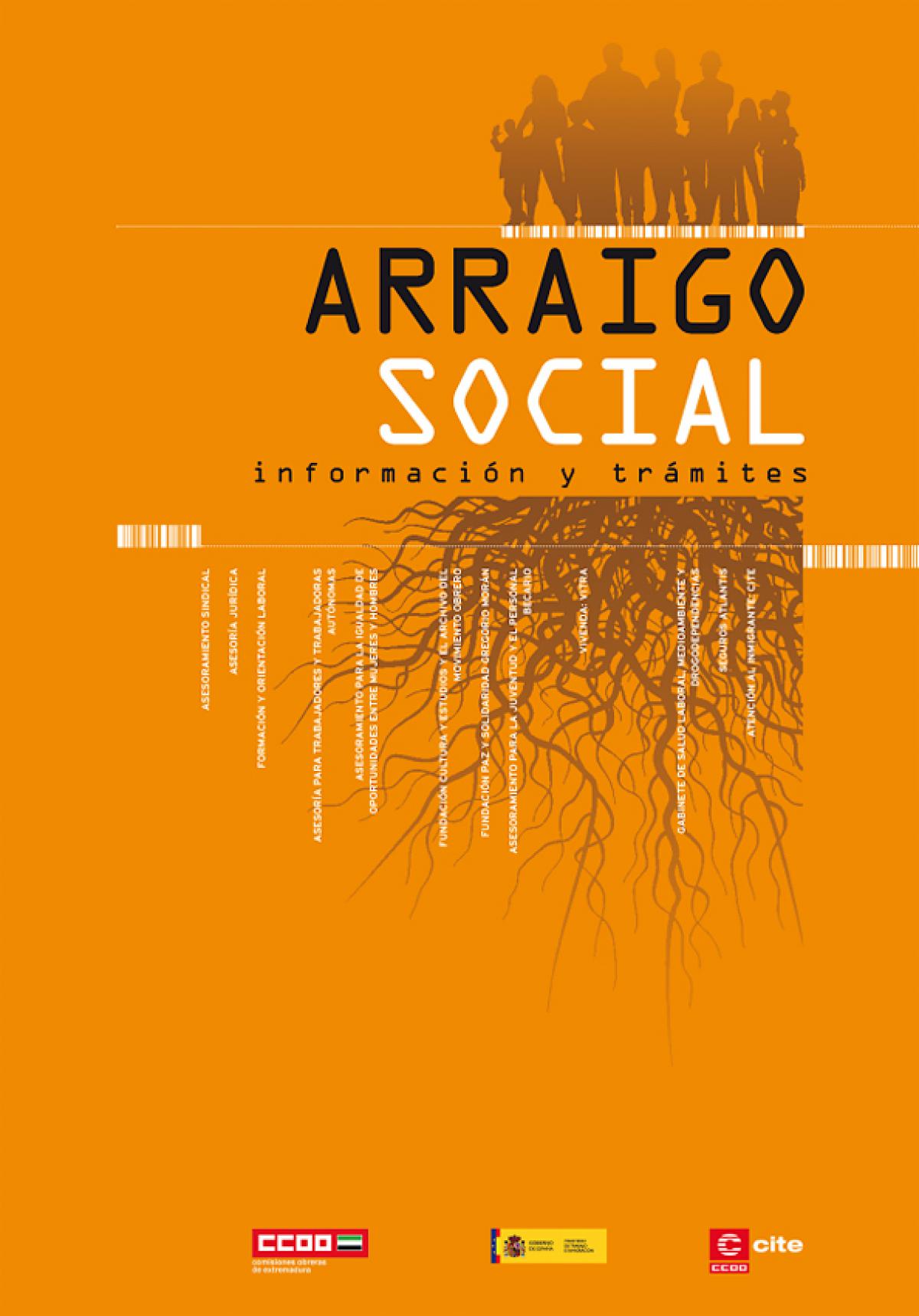 Carpeta informativa sobre el Arraigo Social en CASTELLANO